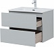 Aquanet Мебель для ванной Алвита New 70 2 ящика подвесная серая матовая – картинка-21
